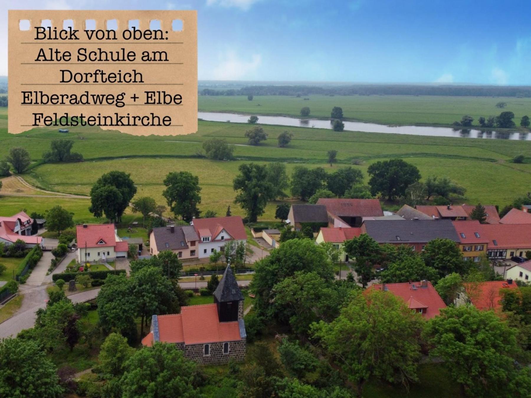 Alte Schule Wittenberg, 3 Ferienwohnungen Fuer Bis Zu 12 Personen, An Der Elbe, Mit Garten Exterior foto